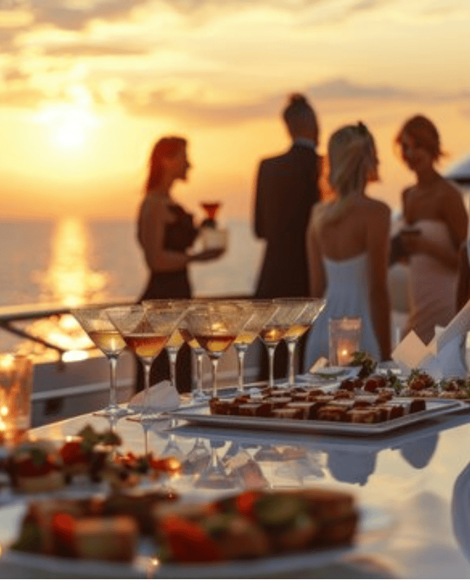 Kiralık Teknede Alkollü Organizasyon